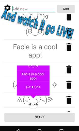 Facie -  Fun Emoji text faces! 4