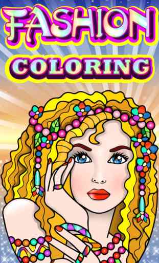 Fashion Coloring Books for Adults Dress Up Games 1