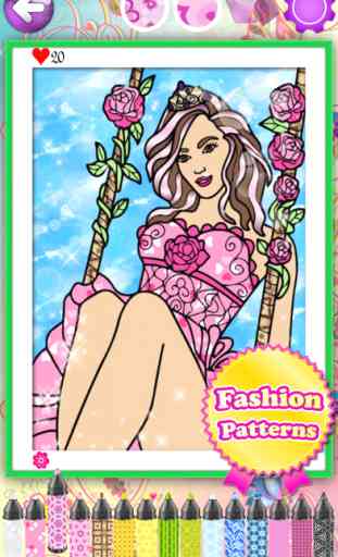 Fashion Coloring Books for Adults Dress Up Games 2