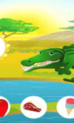Feed the safari animals - Learning game for children 4