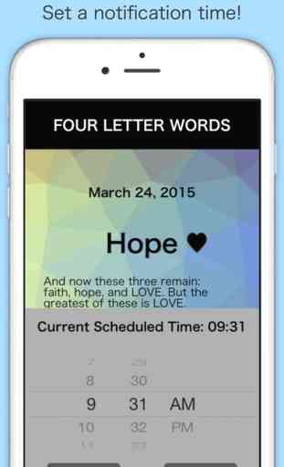 Four Letter Word Of The Day: Daily Bible Verses 2