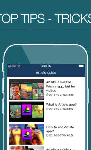 Guide for Artisto – Video and Photo Editor 3