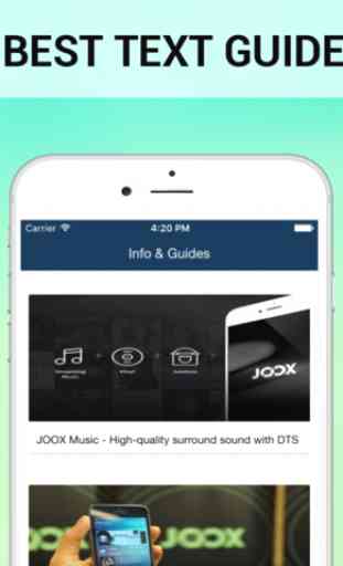 Guide for JOOX Music - High-quality surround sound with DTS 3