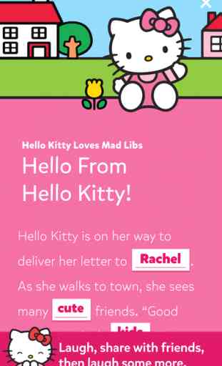 Hello Kitty Mad Libs 3
