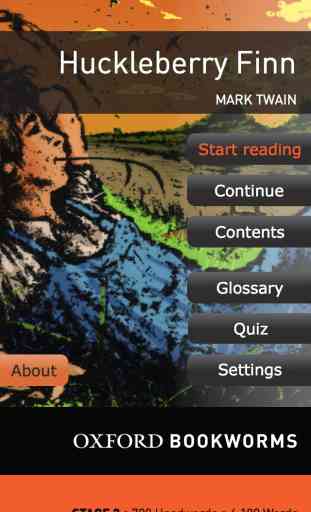 Huckleberry Finn: Oxford Bookworms Stage 2 Reader (for iPhone) 1