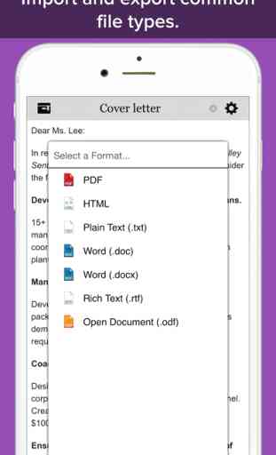 Glyphic Word Processor - Rich text document editor 3