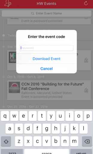 Hanley Wood Events Mobile App / HW Events 2