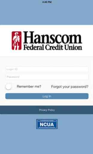 Hanscom FCU Mobile Access 2