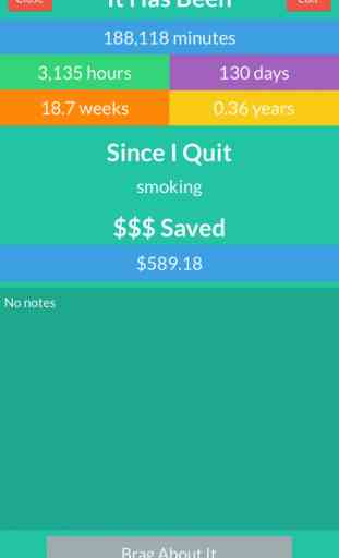 Quit That! - Track How Long Since You Stopped Your Bad Habits and Addictions and Started Recovery 2
