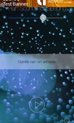 Rain Sounds for Sleeping Lite: HD Natural track and with 24-hour countdown timer 1