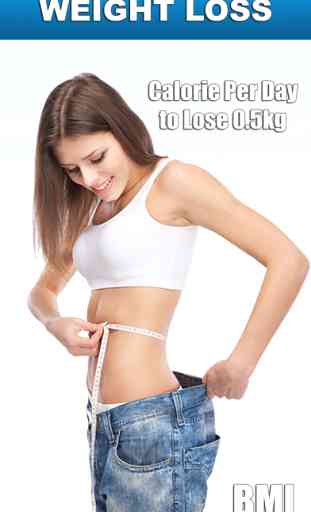 Simple Diet Plan for Ideal Weight Loss - Daily Calorie Intake Counter with Healthy BMI Calculator to Lose Fat 1