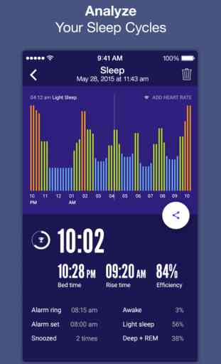 Sleep Time+ : Sleep Cycle Smart Alarm Clock, Sleep Tracker with Sleep Cycle Analysis and Soundscapes for Better Sleep 2
