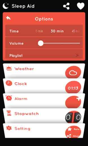 Smart Alarm Clock - wake up with weather forecast, music sleep, stopwatch and countdown timer 3