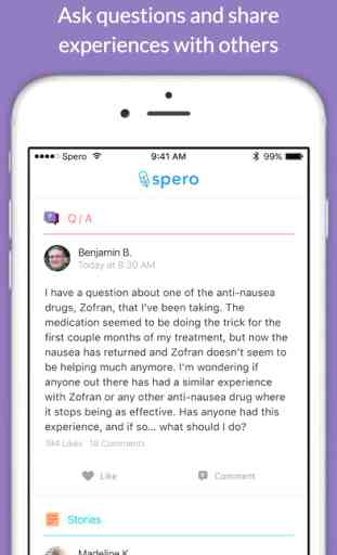 Spero for Cancer - Community, Support & Info for Cancer Patients, Survivors & Caregivers 1