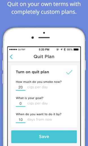 Quitbit - Quit Smoking Cigarettes And Stop Gradually 4