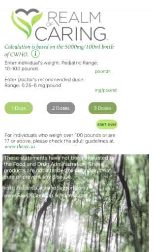 Realm of Caring CWHO Calculator for iPhone 2