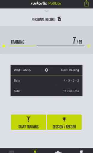 Runtastic Pull Ups PRO Workouts, Trainer & Counter 1