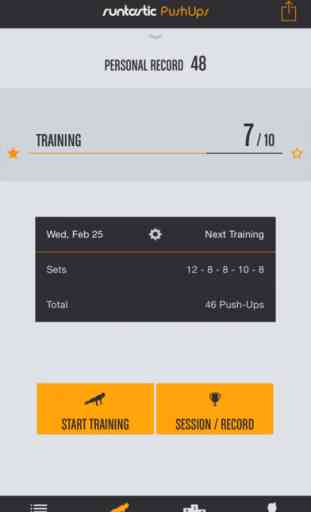 Runtastic Push Ups PRO: Workouts, Trainer, Counter 1