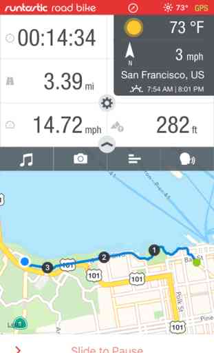 Runtastic Road Bike GPS Cycling & Route Tracker 1
