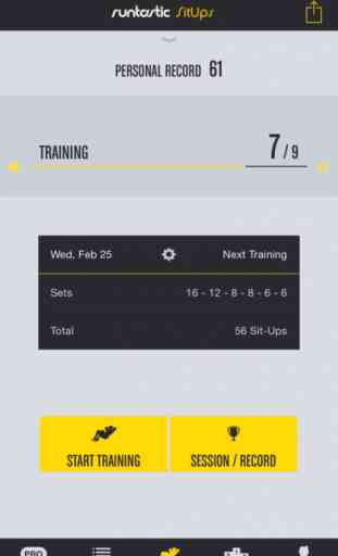 Runtastic Sit Ups: Abs Trainer & Counter 1