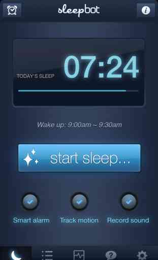 SleepBot - Smart Cycle Alarm with Motion & Sound Tracker 2