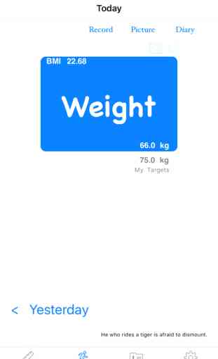 Slimming - Super Weight Tracker&Calculator&Diary 1