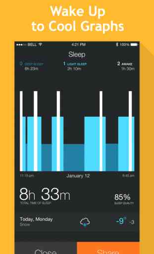 Smart Alarm Clock: sleep cycles & night sounds recording 2