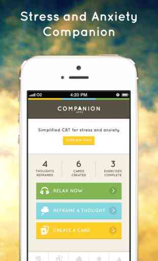 Stress & Anxiety Companion - the beautifully designed CBT app that can help you feel better 1