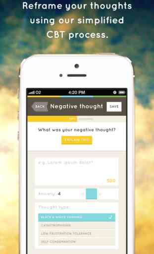 Stress & Anxiety Companion - the beautifully designed CBT app that can help you feel better 4