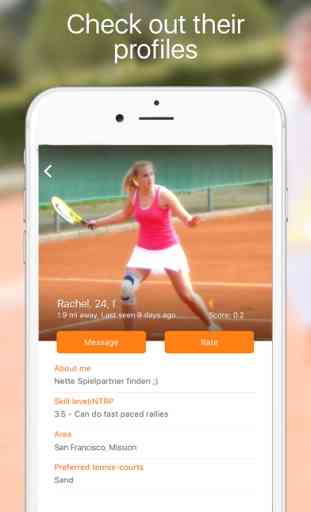 Tennis Buddy - find a local racket partner & get your best top spin forehand stance on! 4