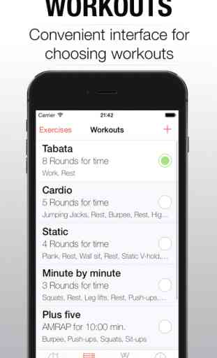 WOD Timer - interval tabata timer for training and round hiit wod 2