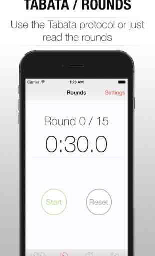 Workout Timer - interval training tabata timer for wod and hiit workout of the day 2