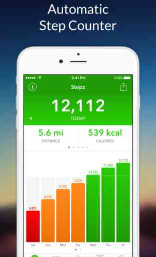 Stepz: Pedometer & Step Counter for Tracking Steps 1