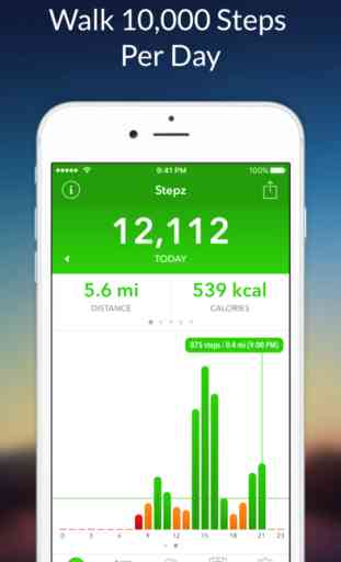 Stepz: Pedometer & Step Counter for Tracking Steps 2