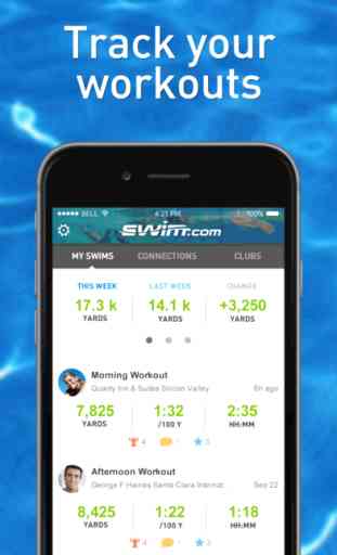 Swim.com Swimming Workout Tracking, Log & Analysis 1