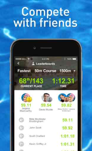 Swim.com Swimming Workout Tracking, Log & Analysis 3