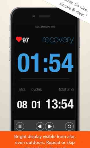 Tabata Stopwatch Pro - Tabata Timer and HIIT Timer 2