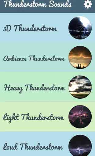 Thunderstorm Sounds Nature - Thunder Sounds Sleep 2