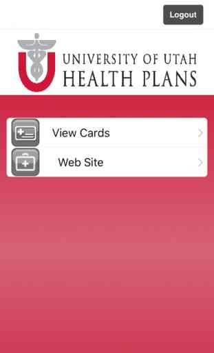 University of Utah Health Plans ID Card 1