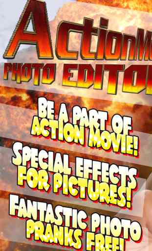 Action Movie Effects for Pictures – Cool Photo Montage Maker with Special Camera FX Free 1