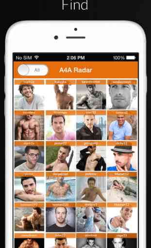 Adam4Adam RADAR - gay dating chat and social network app to meet gay, bi and curious men - A4A Radar 1