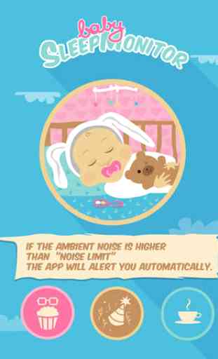 Baby Sleep Monitor - noise level detector for parents and future moms & dads 4