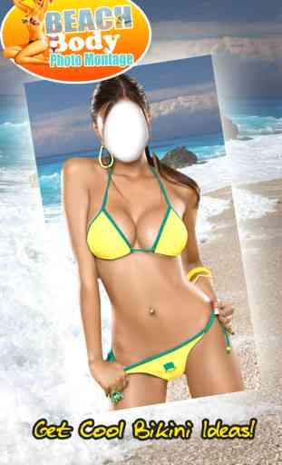 Beach Body Edit.or – Girl in Bikini & Fashion.able Swimsuit Photo Montage 1