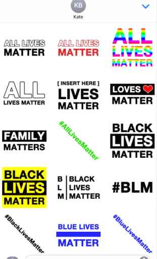 All Lives Matter Stickers 2