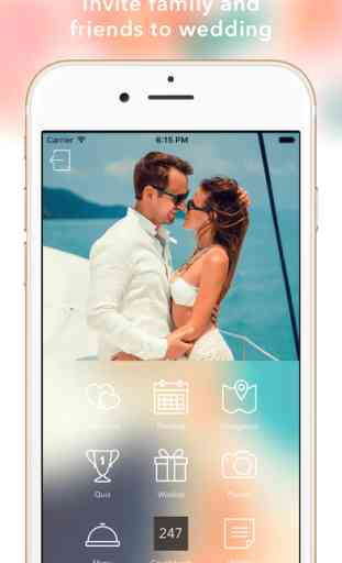 AppForWed - an invitation wedding app 1