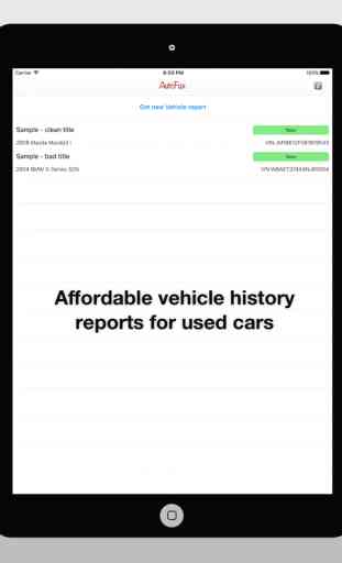 AutoFax - vehicle history reports (VIN check) for used cars 4