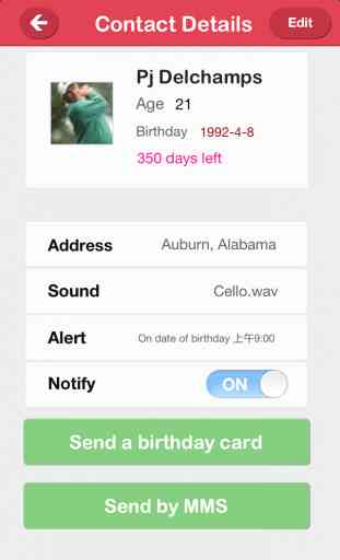 Birthday Reminders! - Birthday Wishes, MyCalendar With Facebook and Contact Birthday Calendar 4