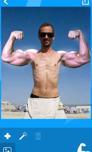 BodyBuilder Camera Stickers! - Get Gym body with biceps and six pack photo studio editor free 4