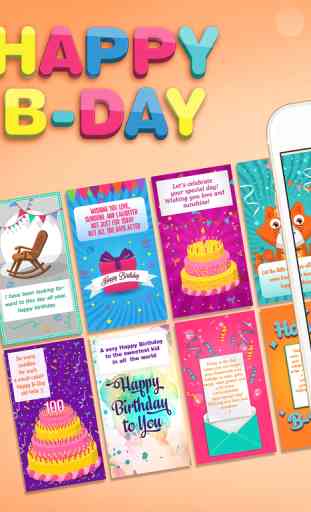 Birthday Card Maker – Invitation.s & Bday Ecards 3