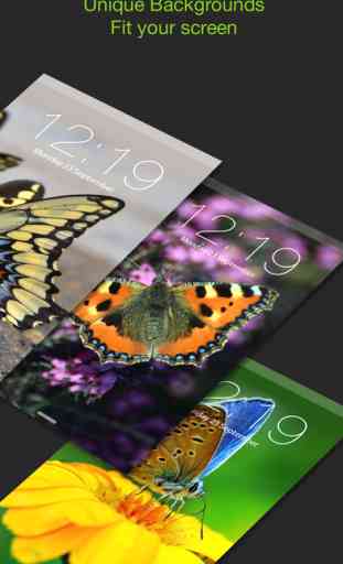 Butterfly Backgrounds Lock & Home Screens Themes 4